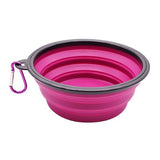 PURPLE Collapsible Silicone Pet Bowl
