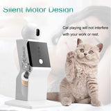 White Interactive Automatic Cat Laser Toy, Silent motor