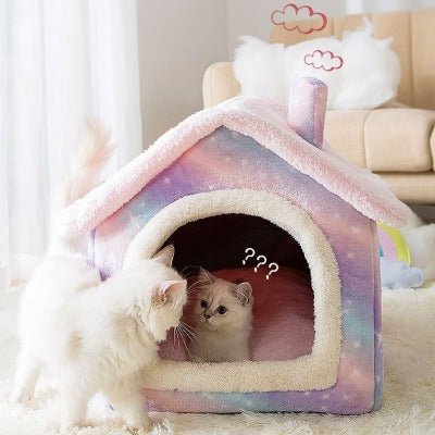 Cozy Haven Winter Pet House
